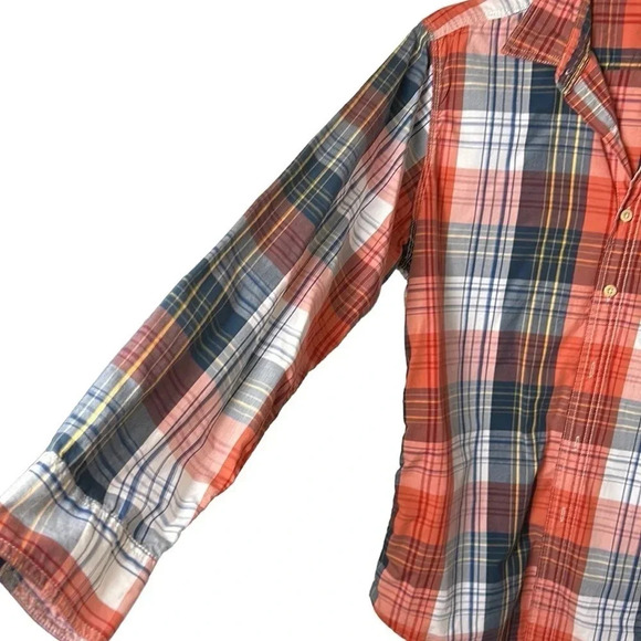 GH BASS  & CO , plaid shirt,men Med outdoor,fishing,Yellowstone,western like new - Picture 5 of 11